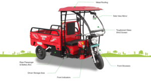 Three Wheel battery loader